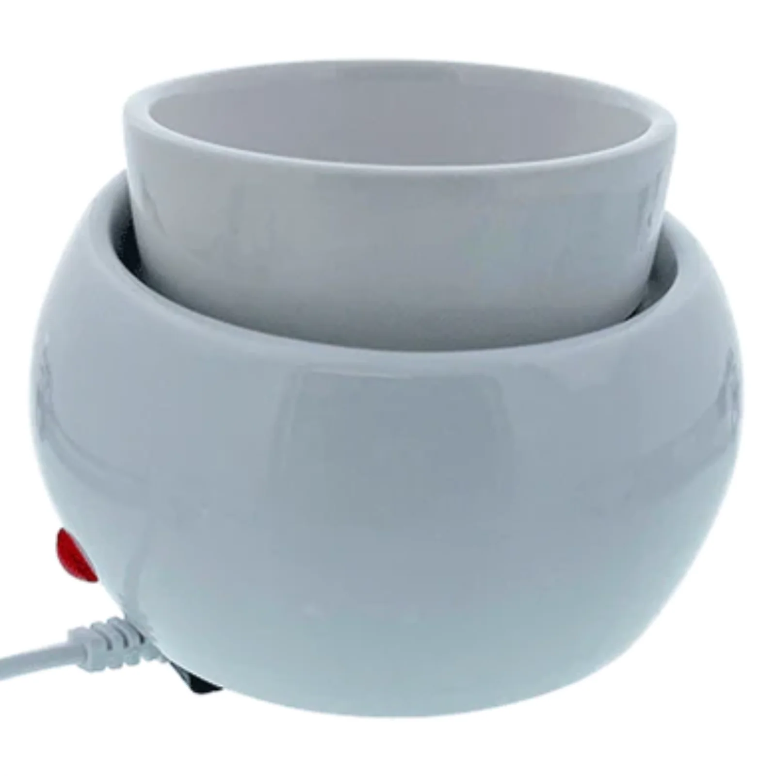 Aroma Glow Electric Wax Melt Warmer Zen Pot White