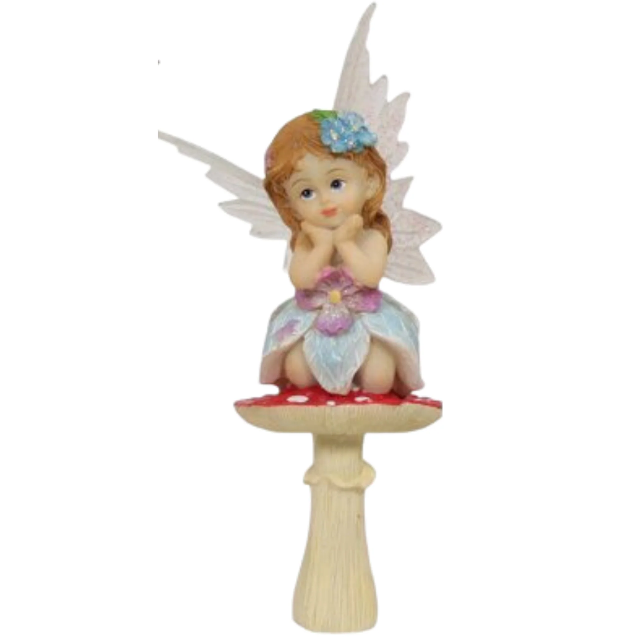 Fairy on Mushroom Garden Stakes - Image 3