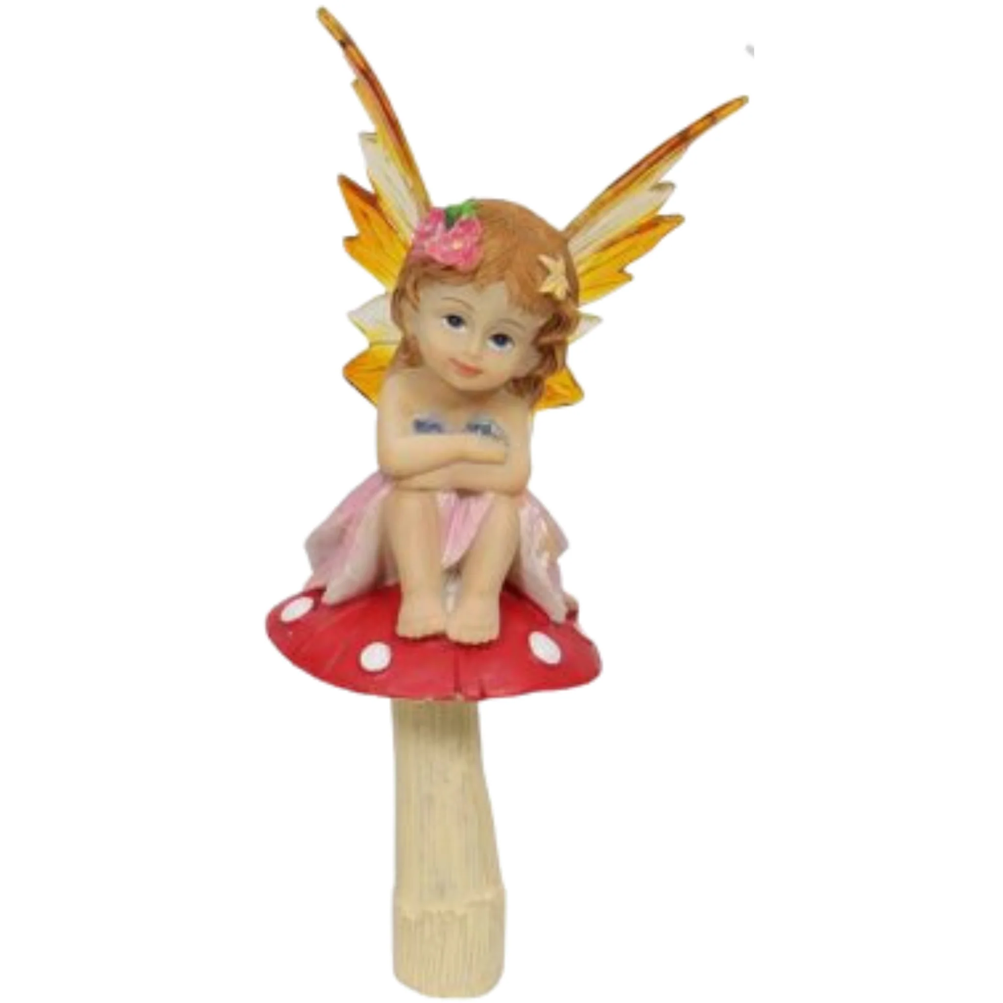 Fairy on Mushroom Garden Stakes - Image 4