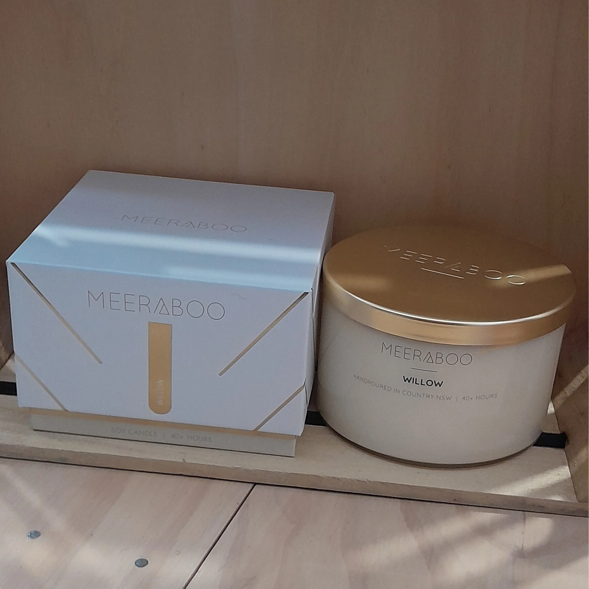 Willow Gold Lid Soy Candle